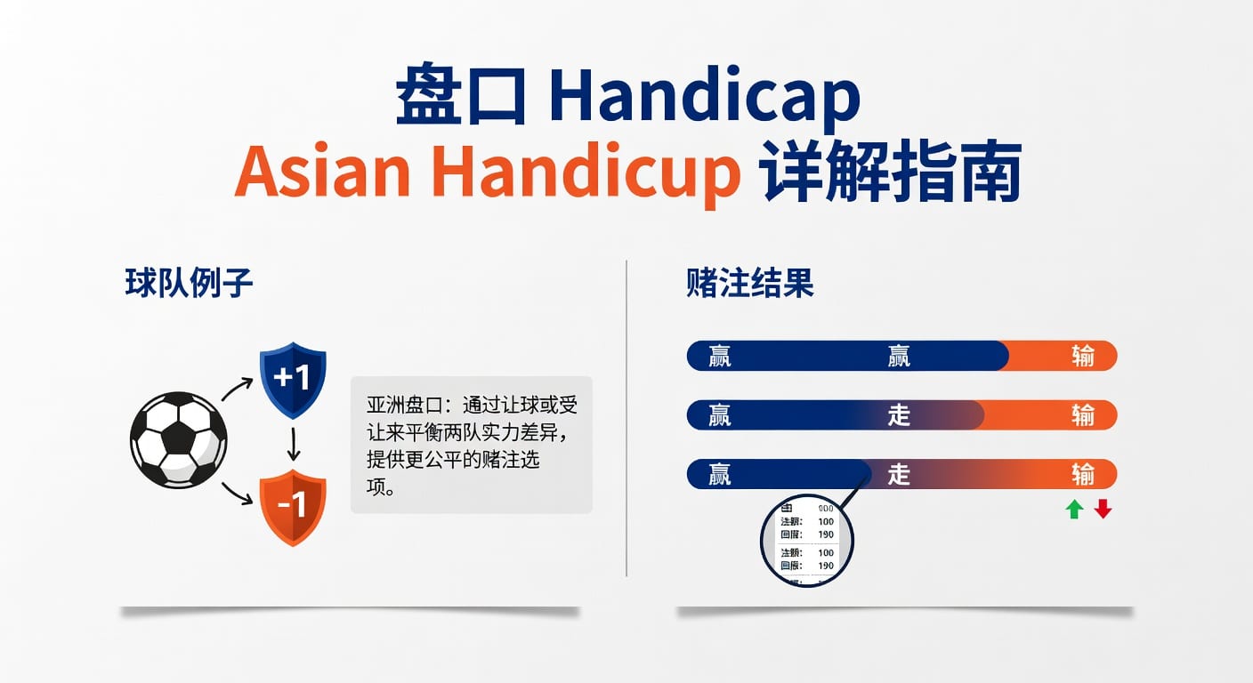 亚洲盘 asian handicap实战解析：玩法、盘口与判断思路