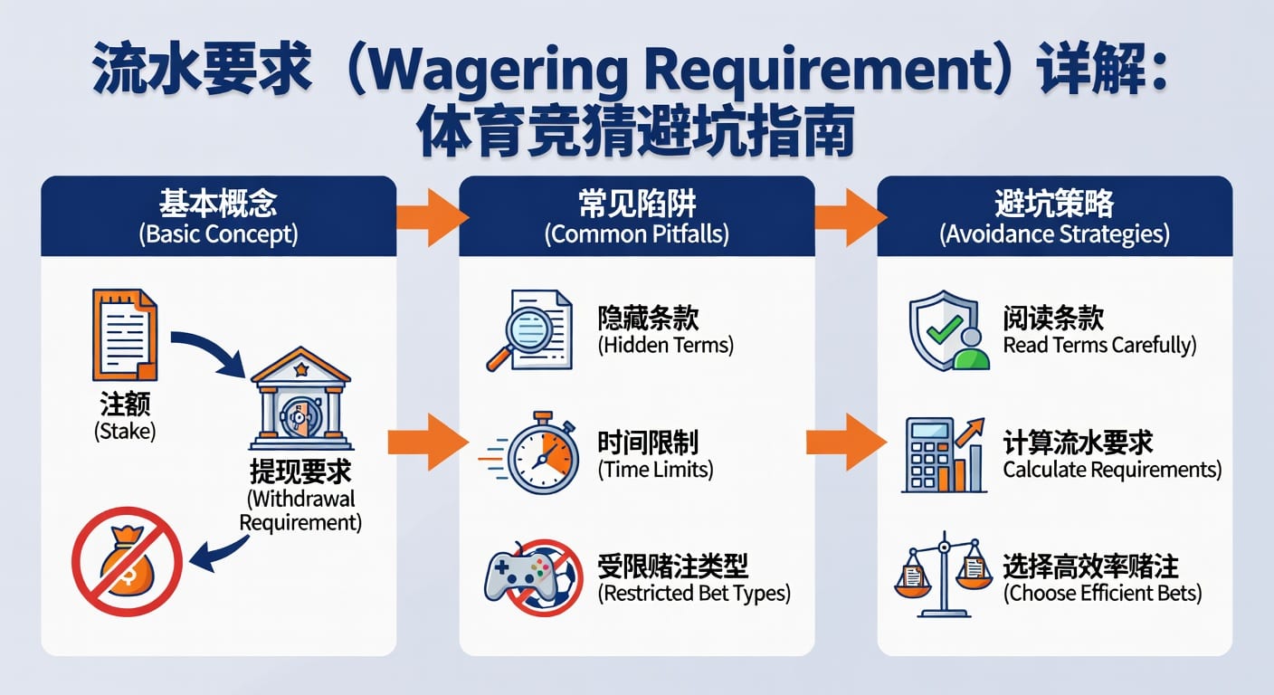 流水要求 wagering requirement：清算规则与出款门槛
